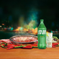 可口可乐（Coca-Cola）汽水碳酸饮料整箱装大瓶 家庭分享装1L*3瓶装 雪碧1L*3瓶