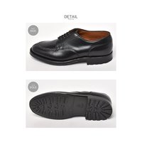ALDEN 鞋男式 D9631C 标准马臀皮传统商务正装休闲锋利休 黑色的、ブラック