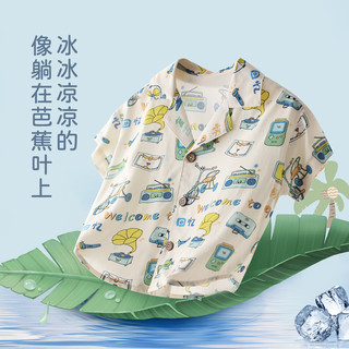 巴厘小猪亲子装一家四口父母子女衬衫炸街宝宝衬衣夏季短袖薄款婴儿上衣 90年代(爸爸款) 170