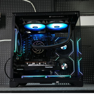 华硕 14600KF主机5060Ti/4060Ti显卡游戏电竞海景房电脑台式机diy组装电脑整机全套