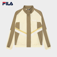  FILA/斐乐 时尚休闲拼色立领 女士梭织外套