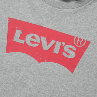 Levi's 美式宽松印花时尚简约舒适潮流纯棉圆领短袖T恤 灰色 002A0-0003 L