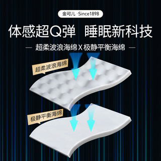 金可儿乳胶床垫弹簧床垫子酒店家用卧室厚软垫 繁星A Double【28cm|双面】 180*200cm