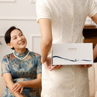 都熙（DOHX）淡水珍珠项链 近圆强光珍珠链珠串女 送 5-6mm 近圆微暇/925银扣 约50cm