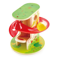 Hape木质磁性立体走珠迷宫玩具滚球玩具亲子互动早教启智 男女小孩 E0508 丛林滚球滑梯