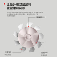 东芝 电风扇落地扇家用实用大风量双层扇叶空气循环扇卧室超轻音一级能效DSC300CN(W)