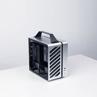 机械大师机械大师C24AIR方糖粉升级C25铝侧板机箱TX台式定制手提min小机箱 机械大师 C25 AIR 月光银