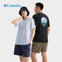 Columbia哥伦比亚户外春夏吸湿透气干爽运动舒适短袖T恤XE8911 012男女通用 S (170/92A)