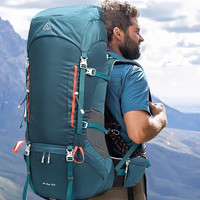 艾王艾王户外包专业登山包大容量80升防水透气背负双肩包防刮耐磨旅行 灰色 80升 80L