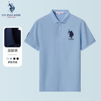 U.S. POLO ASSN./美国马球协会 透气 男士POLO衫