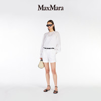 MaxMara 2025春夏女装纯色圆领衬衫6261035206&