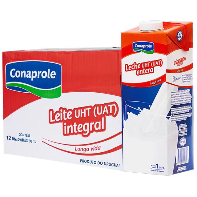 卡贝乐 Conaprole 全脂纯牛奶 1L*12盒