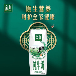 金典 纯牛奶250ml*16盒*2箱
