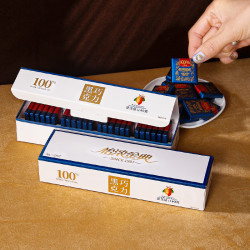 怡浓 金典黑巧克力纯可可脂苦100% 140g 新款盒装