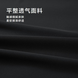 HLA海澜之家短袖POLO衫男25轻商务航天系列短袖男夏季父亲节 L 175/92A(L)137~150斤 黑色（净色）(V8)