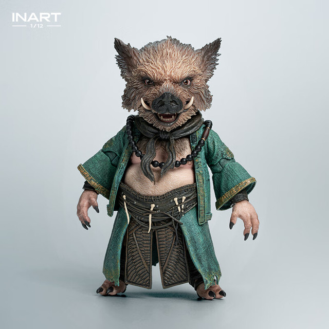 INART 黑神话：悟空猪八戒 1/12可动人偶 黑神话猪八戒1/12可动人偶 MAGG0001