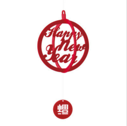 古堡花园 CASTLE GARDEN 节庆装饰吊饰 不织布立体挂饰 天蓝色