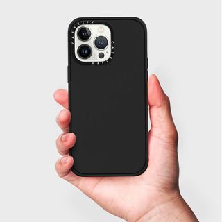 CASETIFY 基础款透明防摔手机壳 适用iPhone16/15/14/Pro/Max 苹果手机壳 磨砂黑 iPhone 16 Plus