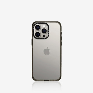 CASETIFY 基础款透明防摔手机壳 适用iPhone16/15/14/Pro/Max 苹果手机壳 透明黑框 iPhone 16 Plus