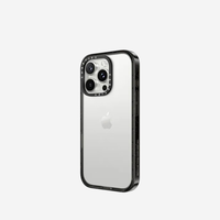 CASETIFY 基础款透明防摔手机壳 适用iPhone16/15/14/Pro/Max 苹果手机壳 透明黑框 iPhone 15 Plus