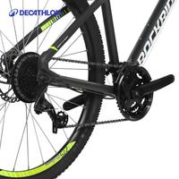 迪卡侬山地车ST520双盘式刹车24级前后机械铝架人体工程学设计  XL - 190-200cm