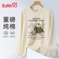 Baleno/班尼路 重磅纯棉 男士长袖T恤
