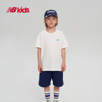 NewBalance nb童装 4-14岁男女童夏季撞色T恤运动套装