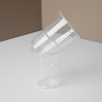 加厚一次性杯子水杯100只塑料透明家用茶杯商用食品级PP材质特厚