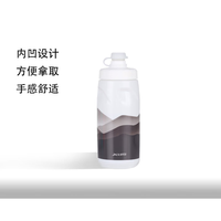 喜德盛自行车水壶架水杯架pc树脂安装简单稳固黑客逐日ad配件F-338 白色冰川水壶-620ML