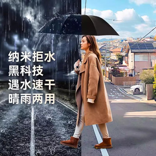 GOTY192骨144骨72骨全自动晴雨伞超大号男女遮阳防晒紫外线太阳伞抗风 【72抗风伞骨丨双龙骨】樱花粉