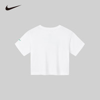 NIKE 耐克童装女童短袖t恤2025夏季新款蝴蝶印花儿童舒适上衣