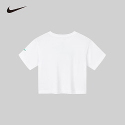NIKE 童装女童短袖t恤2025夏季蝴蝶印花儿童舒适上衣