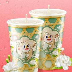 蜜雪冰城 双杯茉莉奶绿