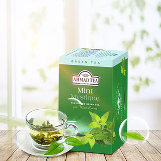  AHMAD/亚曼 摩洛哥薄荷风味 薄荷绿茶  盒装 20片