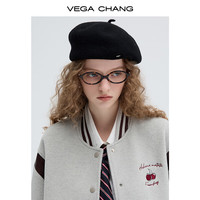 VEGA CHANG【70%绵羊毛】贝雷帽女2024年秋冬休闲百搭韩系画家帽 均码