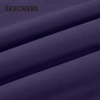 斯凯奇(Skechers)短袖夏季男女同款T恤吸湿速干防晒中性运动百搭上衣L224W029 哥特紫/05HS