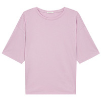 美特斯邦威T恤男夏季潮流男女款合集印花宽松短袖上衣-不参与买免 Y款-肉桂粉S *女款 M 男款(170)女款(160）