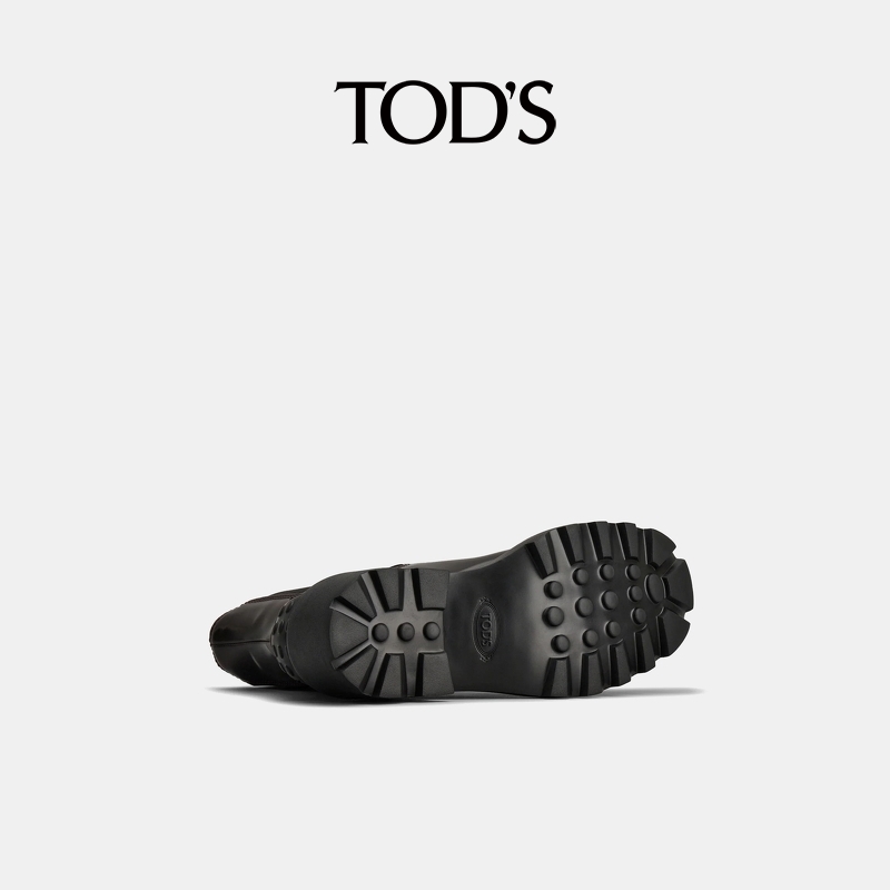 托德斯 TOD'S女士皮革高跟厚底经典切尔西靴