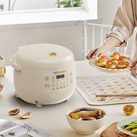 拓几 TOTIKI 多功能不粘锅大容量电饭锅 奶油黄 4L 适合4-6人