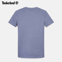 添柏岚（Timberland）男装短袖T恤夏季户外休闲简约修身透气A2EKJ A2EKJ073/中蓝色 S (170/88A)