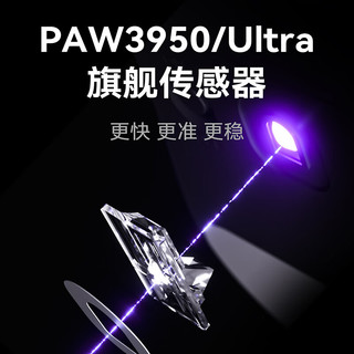 ATK/艾泰克 双8K 电竞游戏鼠标  白