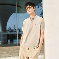 杰克·琼斯（JACK&JONES） 春季多色可选胸前刺绣基础百搭翻领短袖polo衫男225106011 伦敦雾C02