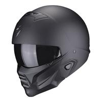 SCORPION EXO蝎子头盔战士复古摩托车骑行头盔机车全盔多功能全覆式跑盔 哑黑红(一代升级款) XXL