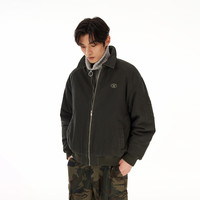 杰克·琼斯(JACK&JONES)时尚舒适保暖翻领落肩袖复古棉衣棉服夹克外套男女同款M24409002 E44