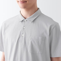 MUJI/無印良品 纯棉全棉 男士短袖POLO衫