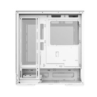 航嘉（Huntkey）GX760A天选人 海景房机箱  卡扣式双面钢化玻璃全景游戏机箱（支持ATX主板/长显卡/360水冷） 单机箱-白色