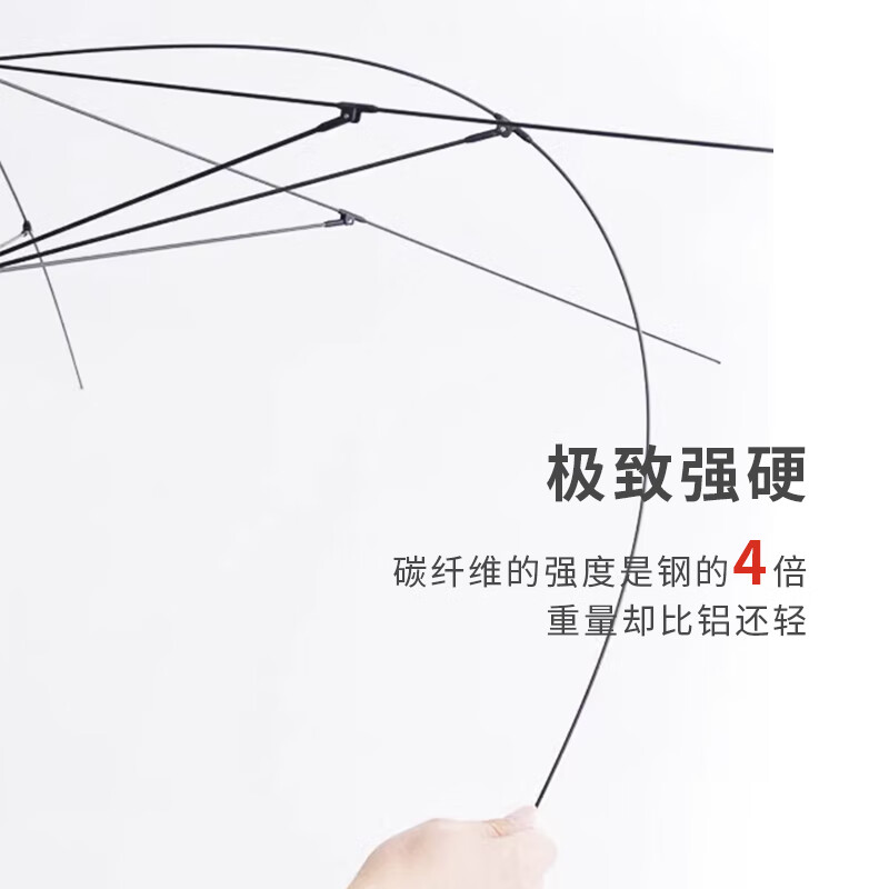 OUC.碳纤维雨伞自动大号折叠便携雨伞男士防回弹高端双人晴雨伞 星空黑（防回弹）