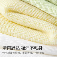 棉竹屋袜子女短袜夏季薄款网眼透气双罗口纯棉防臭抗菌无骨船袜 白+奶油白+日光黄+柔雾粉+浅柠绿 均码 【网眼透气/抑菌吸汗】