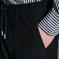 杰克·琼斯（JACK&JONES）春夏衣服男装潮流百搭长裤商务休闲裤男士成熟稳重松紧腰小脚裤子