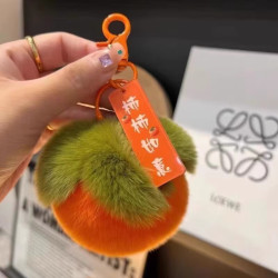 可爱毛绒球挂件